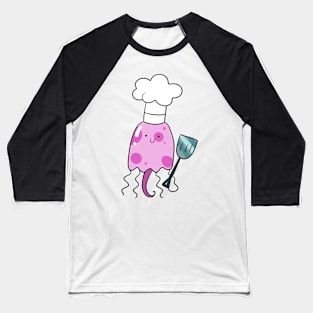 Chef Jelly Fish Baseball T-Shirt